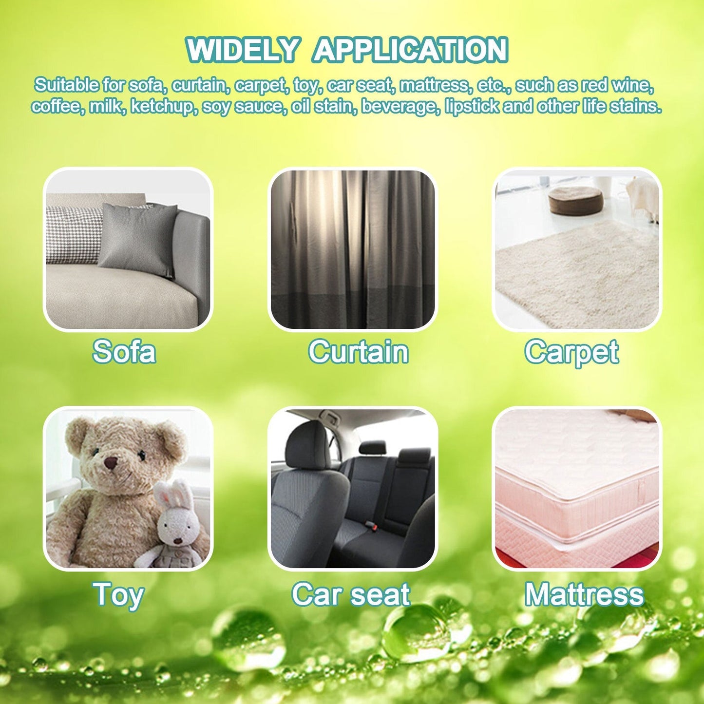 Fabric And Carpet Cleaner Deep Foaming Action With Anti-Stain